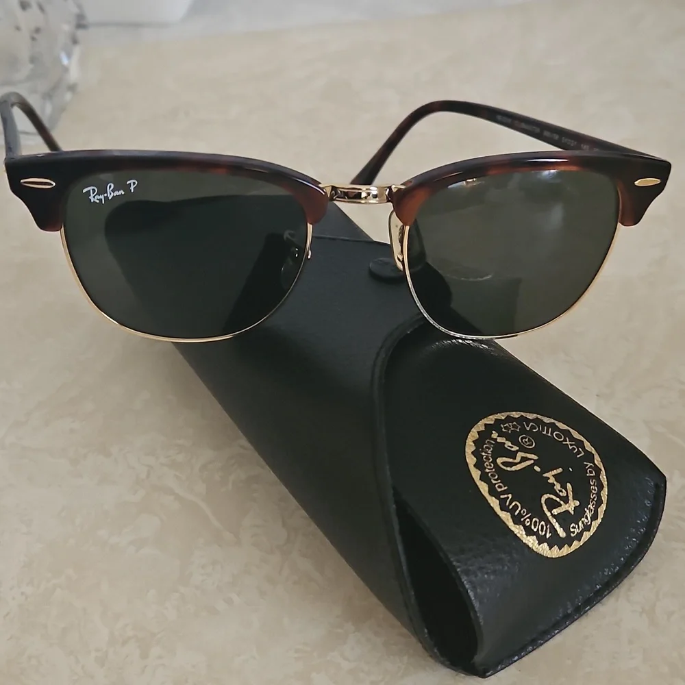 Ray-Ban P Clubmaster Polarized Sunglasses. - Picture 5 of 15